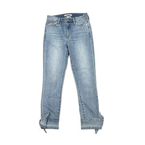 Sam Edelman Light Wash Jeans | Denim Capris | Cropped Bow Detail Jean | Size 27